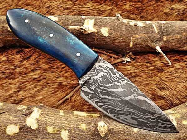 Custom Handmade Damascus Steel Skinner Knife | Christmas Gift, Birthday Gift, Wedding Gift, Anniversary Gift, Valentine's Gift - Image 5