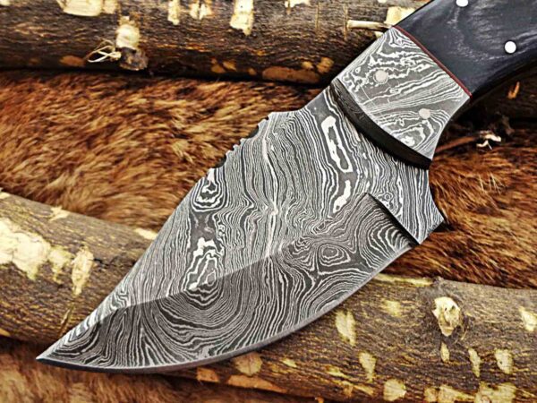 Custom Handmade Damascus Steel Skinner Knife | Christmas Gift, Birthday Gift, Wedding Gift, Anniversary Gift, Valentine's Gift - Image 3