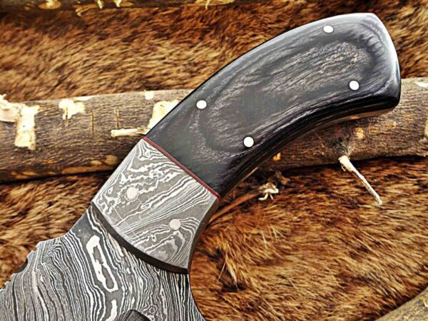 Custom Handmade Damascus Steel Skinner Knife | Christmas Gift, Birthday Gift, Wedding Gift, Anniversary Gift, Valentine's Gift - Image 4