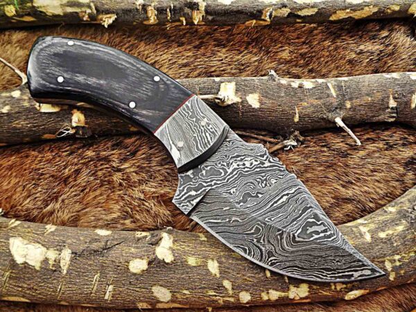 Custom Handmade Damascus Steel Skinner Knife | Christmas Gift, Birthday Gift, Wedding Gift, Anniversary Gift, Valentine's Gift - Image 5