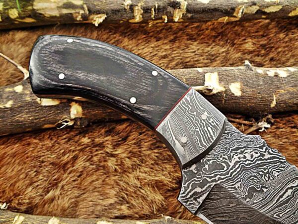 Custom Handmade Damascus Steel Skinner Knife | Christmas Gift, Birthday Gift, Wedding Gift, Anniversary Gift, Valentine's Gift - Image 6