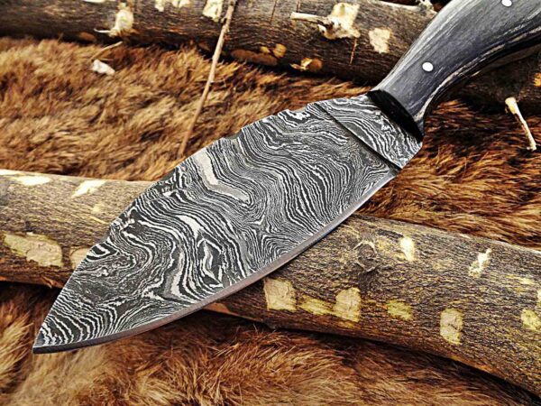 Custom Handmade Damascus Steel Skinner Knife | Christmas Gift, Birthday Gift, Wedding Gift, Anniversary Gift, Valentine's Gift - Image 3