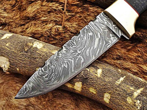 Custom Handmade Damascus Steel Skinner Knife | Christmas Gift, Birthday Gift, Wedding Gift, Anniversary Gift, Valentine's Gift - Image 3