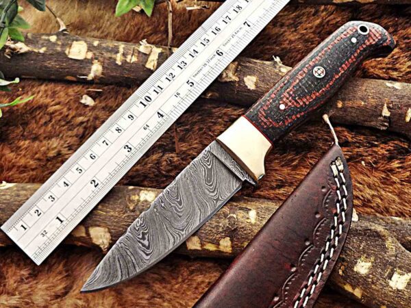 Custom Handmade Damascus Steel Skinner Knife | Christmas Gift, Birthday Gift, Wedding Gift, Anniversary Gift, Valentine's Gift